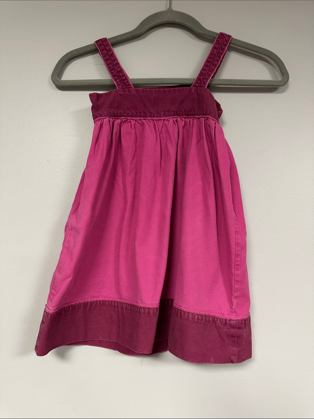 The Children's Place Dress / Jumper Pink & Purple Heavy Cotton Size 5 - Picture 3 of 6